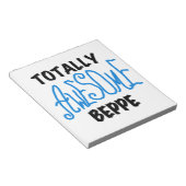 別pe T素晴らしシャツとギフト完売 ノートパッド (アングル)