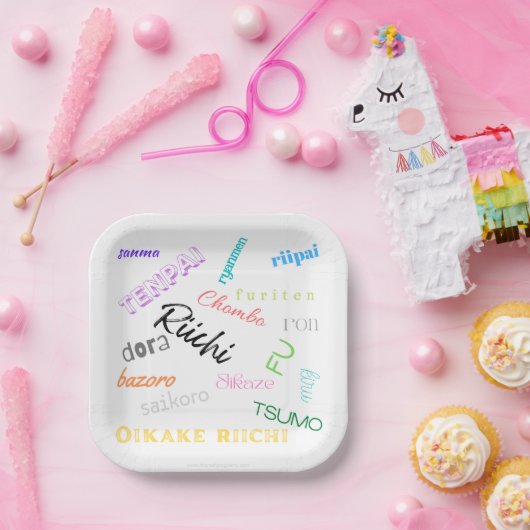 利一麻雀をテーマにした紙プレート ペーパープレート (パーティー)