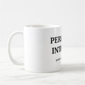 利害関係のある人！ コーヒーマグカップ (左)