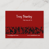 利得の海賊名刺のテンプレートを手渡して下さい 名刺 (裏面)