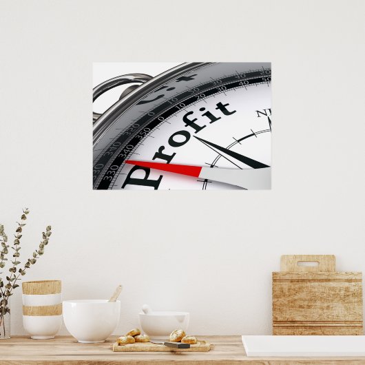 利潤動機 ポスター (キッチン)