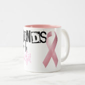 利点のマグを持つ友人 ツートーンマグカップ (正面右)