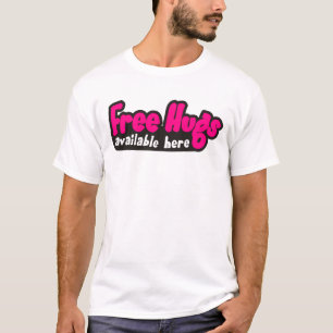 利用できる抱擁をここに解放して下さい Tシャツ