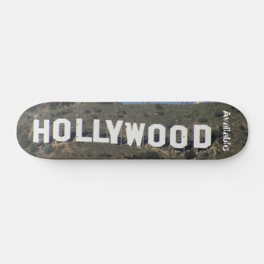 利用できる"ハリウッドは退屈しました" スケートボード (横)