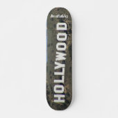 利用できる"ハリウッドは退屈しました" スケートボード (正面)