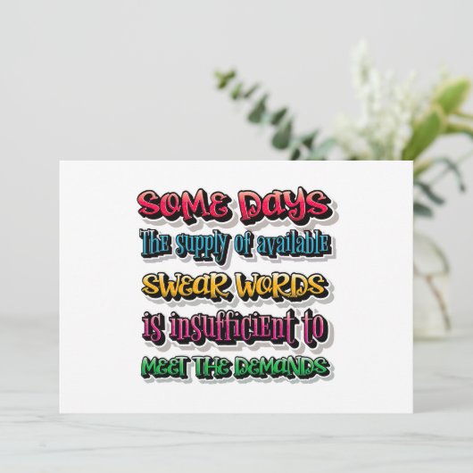 利用可能な宣誓の言葉の供給が不十分である シーズンカード (スタンド正面)