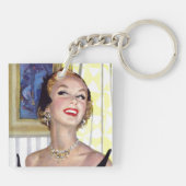 利発な女性は危ないです キーホルダー (裏面)