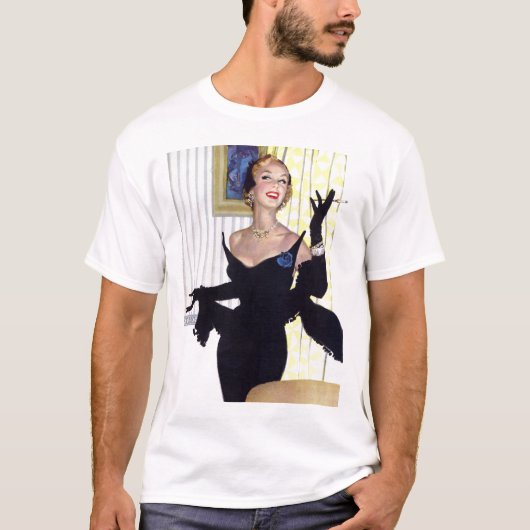 利発な女性は危ないです Tシャツ (正面)