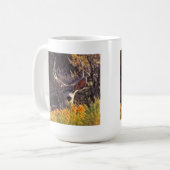 利発な木びき台 コーヒーマグカップ (正面左)