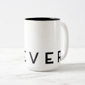 利発な`の燃料のマグ」 ツートーンマグカップ (正面右)