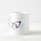 利発なCAT コーヒーマグカップ (正面左)