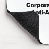 利益の高い企業の領域はアンチ系アメリカ人 マウスパッド (コーナー)