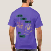 利益よりも人々のための住まい Tシャツ (裏面)