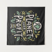 利益を上げる惑星 タペストリー (正面(横))