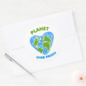 利益を上げる惑星 ラウンドシール (封筒)