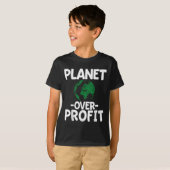 利益を超えた惑星 Tシャツ (正面フル)