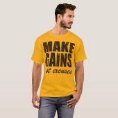 利益弁解ではなくを作って下さい Tシャツ (正面フル)