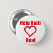 利益 – Haiti 救済 Heal 缶バッジ (正面&裏面)