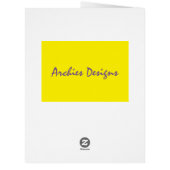 到着した人のホーム挨拶カードへようこそ (裏面)