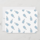 到着すぐ飛行機のベビーシャワー招待状 招待状 (裏面)