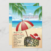 到着のお祝い招待状 招待状 (正面/裏面)