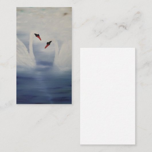 到着の白鳥 名刺 (正面/裏面)