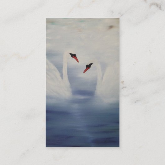 到着の白鳥 名刺 (正面)