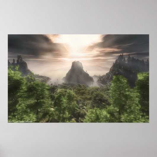 到着プリント ポスター (正面)