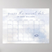 到着日予想カレンダー クラウド9 ポスター (正面)