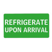 到着時冷蔵 ラベル (正面)