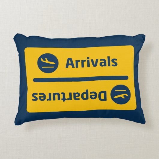 到着/出発 アクセントクッション (正面)