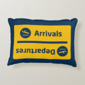 到着/出発 アクセントクッション (裏面)