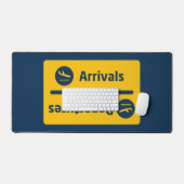 到着/出発 デスクマット (キーボード&マウス)