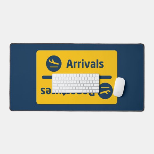 到着/出発 デスクマット (キーボード&マウス)