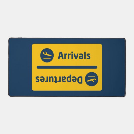 到着/出発 デスクマット (正面)
