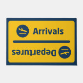 到着/出発 ドアマット (正面)