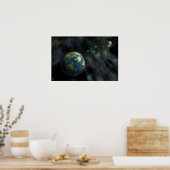 到着 – SF,宇宙，地球， ポスター (キッチン)