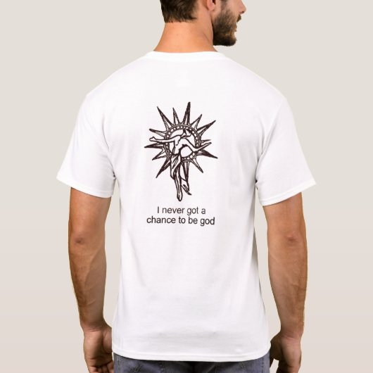 到達せぬ輝き  Tシャツ (裏面)