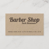 制作されるレトロのヴィンテージのスタイル 名刺 (正面)