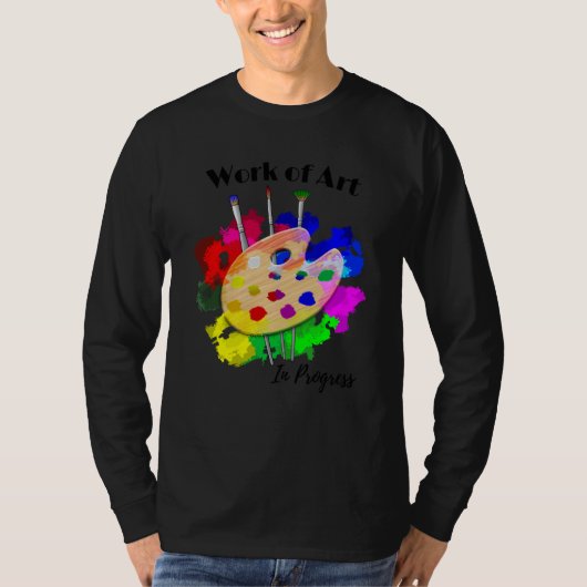制作中のアーティスト Tシャツ (正面)