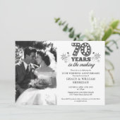 制作中　70周年記念結婚写真 招待状 (スタンド正面)