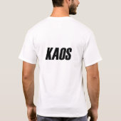 制御かKaosのワイシャツ Tシャツ (裏面)