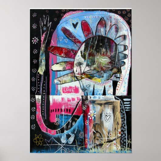 制御できないものもあるプリント ポスター (正面)