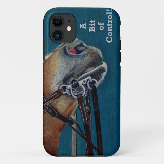 制御のビット! 馬の添え金のiPhone 5の場合 Case-Mate iPhoneケース (裏面)