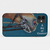 制御のビット! 馬の添え金のiPhone 5の場合 Case-Mate iPhoneケース (裏面(横))