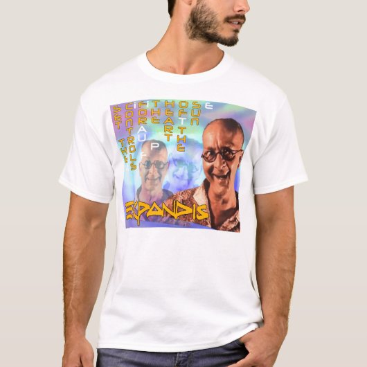 制御ジョンを置いて下さい! Tシャツ (正面)