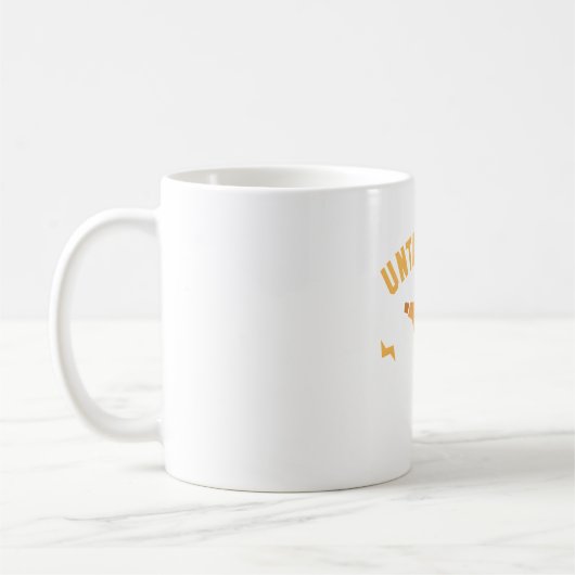 制御不能な凶暴な虎の咆哮 コーヒーマグカップ (左)