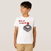 「制御不能」ゲームキッズTシャツ Tシャツ (正面フル)