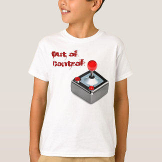 「制御不能」ゲームキッズTシャツ Tシャツ