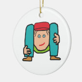 制御論者 セラミックオーナメント (左)